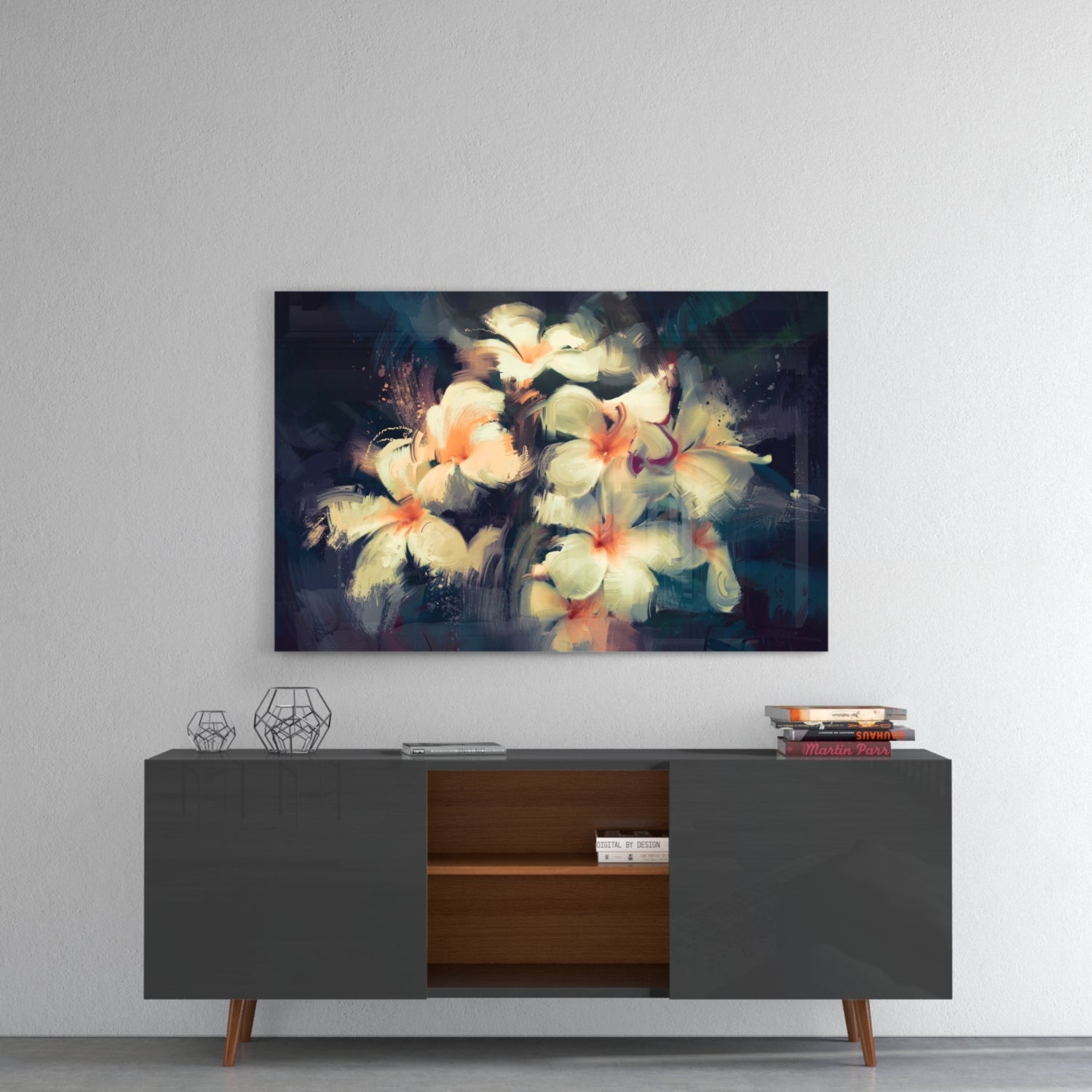 Flowers Glass Wall Art Daughter - Ever Trendy Essentials