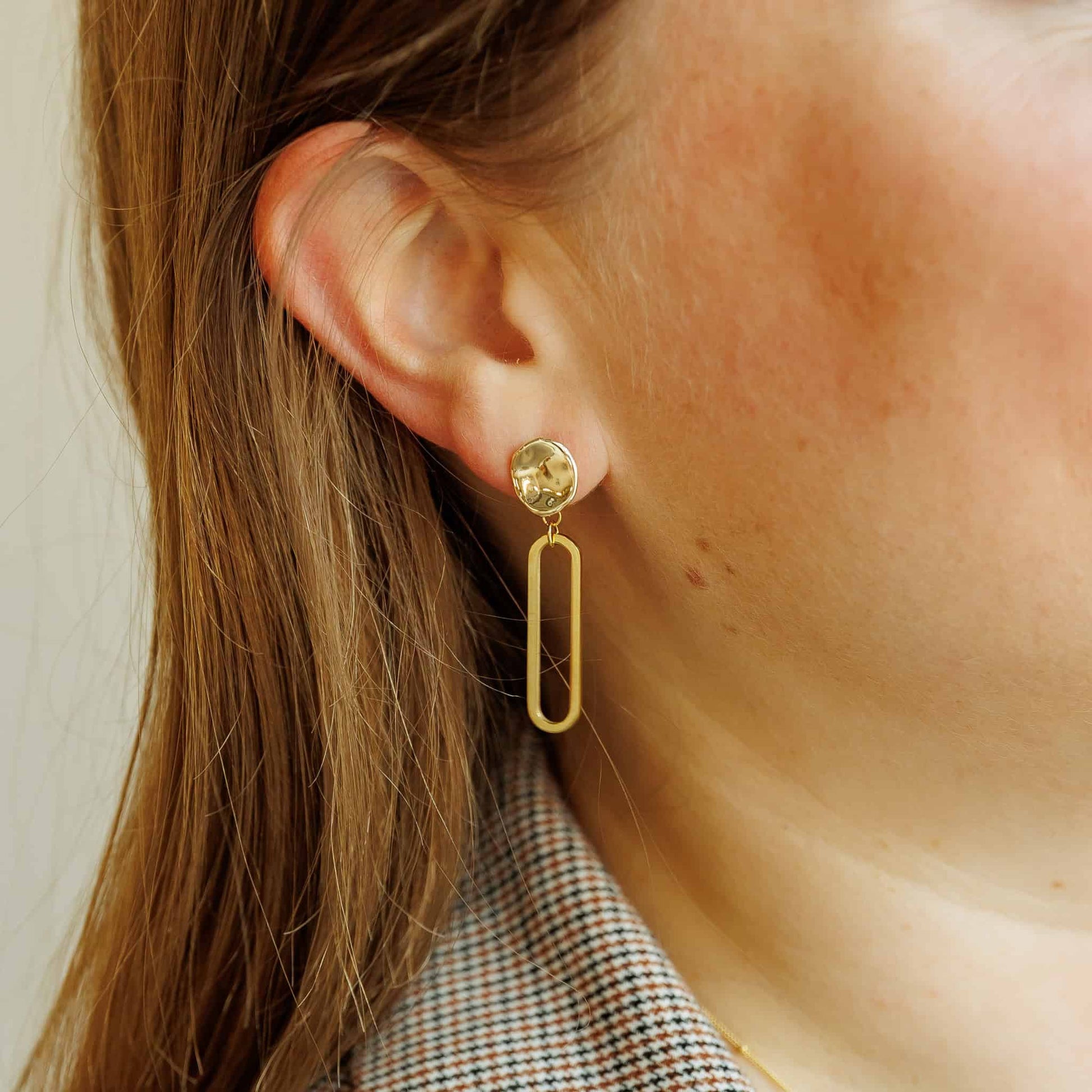 Gold Cleo Earrings - Ever Trendy Essentials