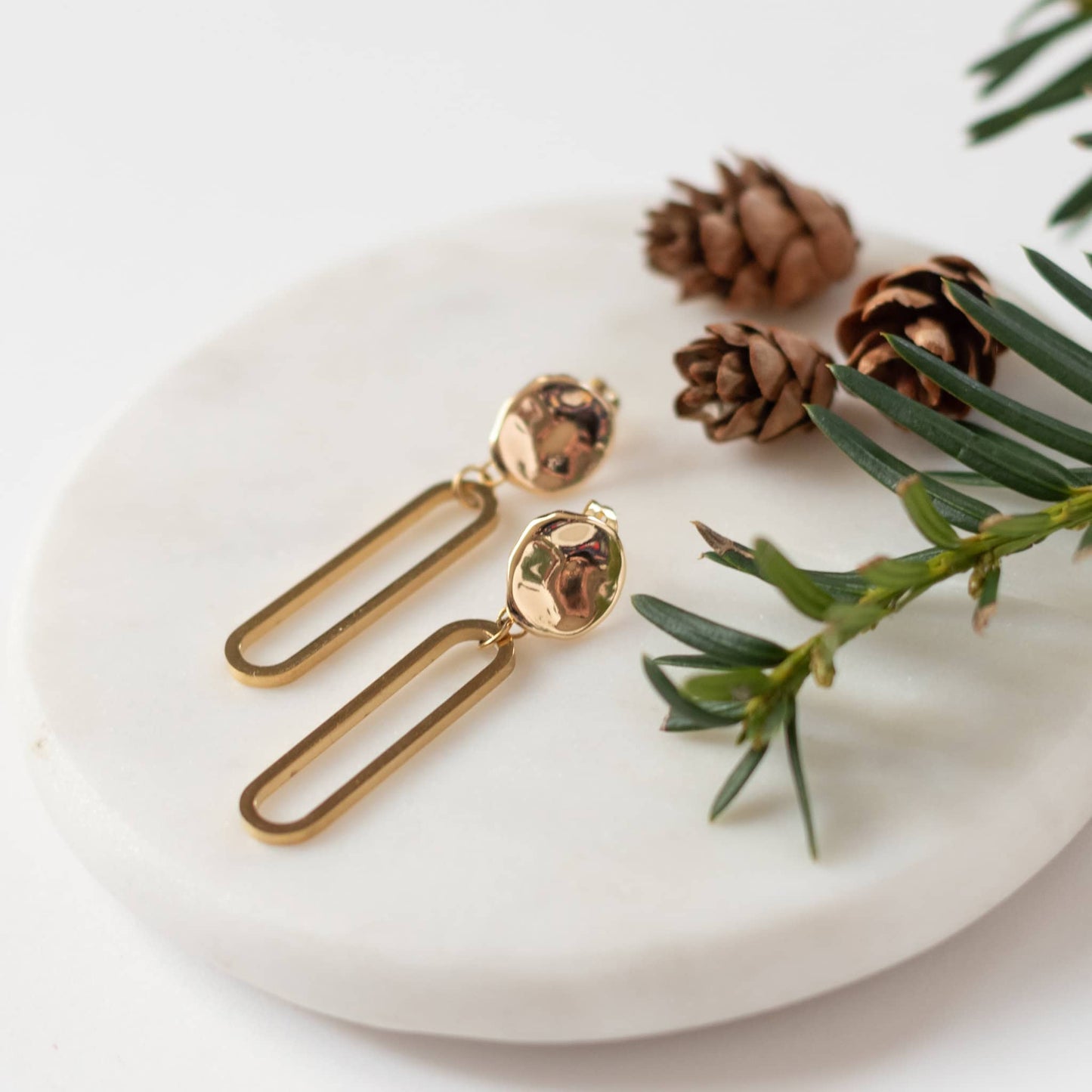 Gold Cleo Earrings - Ever Trendy Essentials