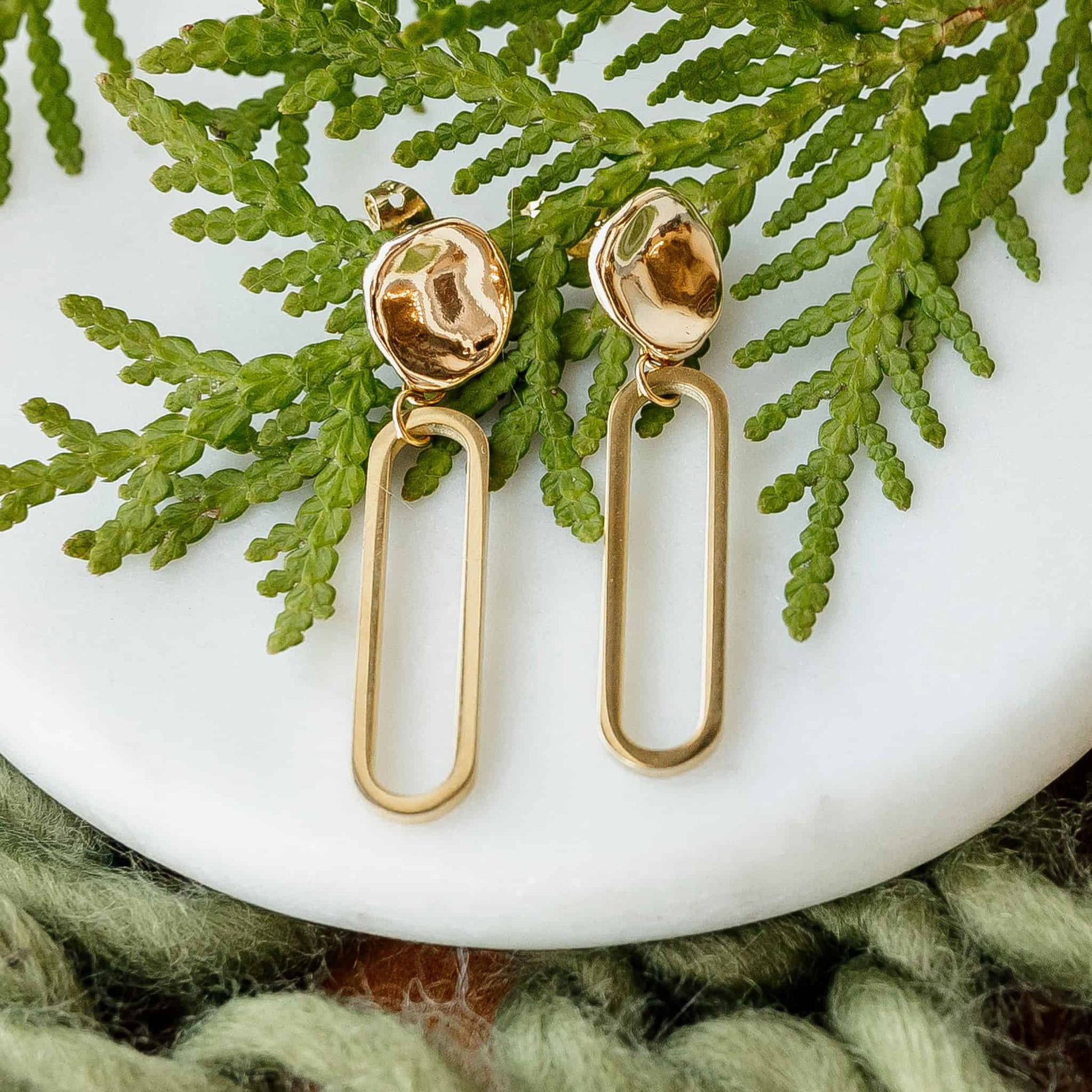 Gold Cleo Earrings - Ever Trendy Essentials