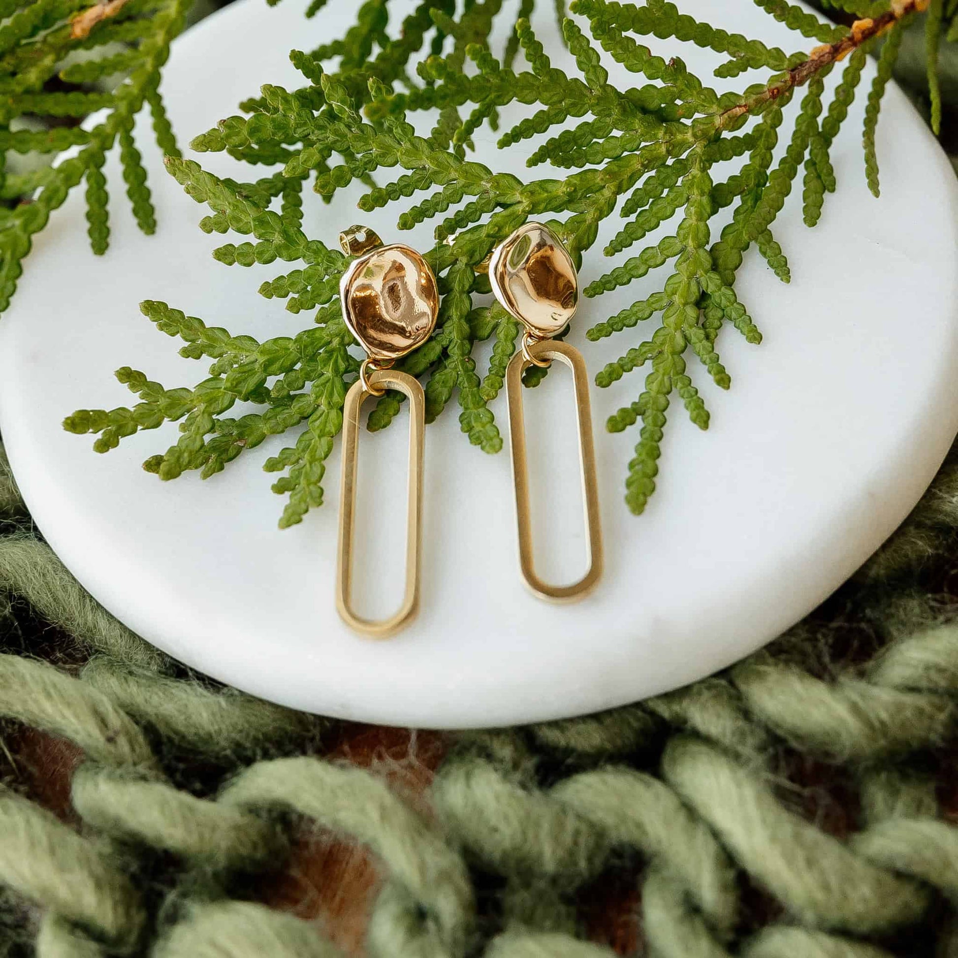 Gold Cleo Earrings - Ever Trendy Essentials
