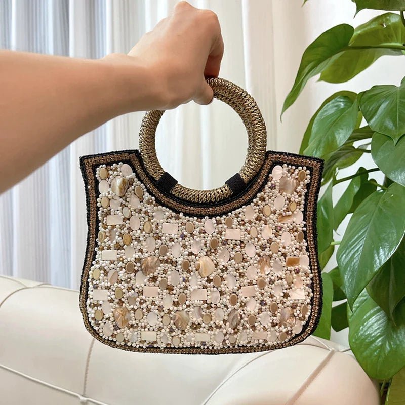 Handmade Indian Beaded Evening Bag - Ever Trendy Essentials