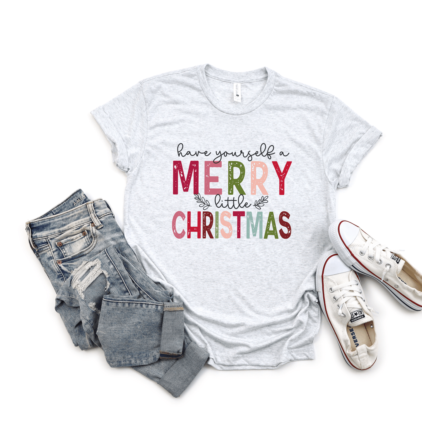 Have Yourself A Merry Little Christmas Raglan or Short Sleeve Tee - Ever Trendy Essentials