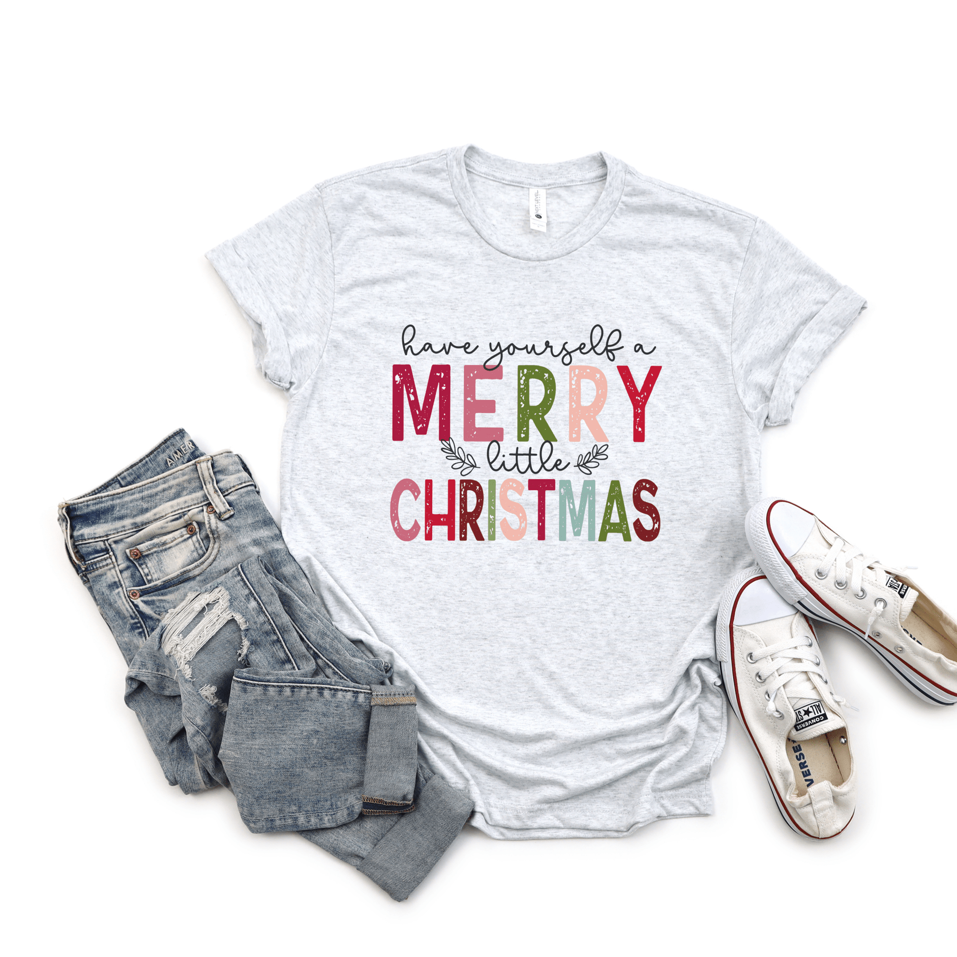 Have Yourself A Merry Little Christmas Raglan or Short Sleeve Tee - Ever Trendy Essentials