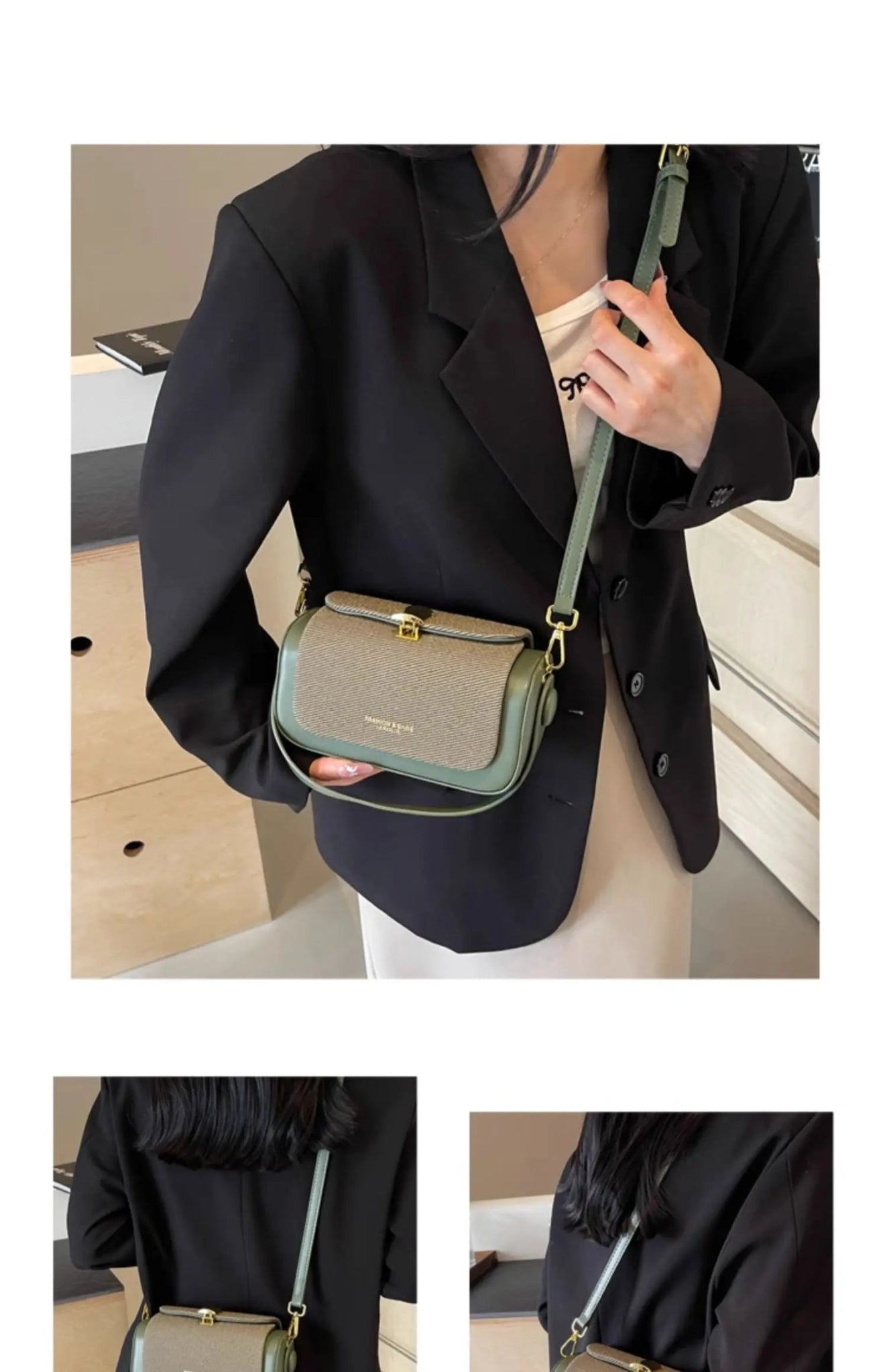 High - Grade Sense Women's Small Square Bags | Trendy Classic PU Leather Lady Commuter Shoulder Bag & Short Handle Handbags - Ever Trendy Essentials