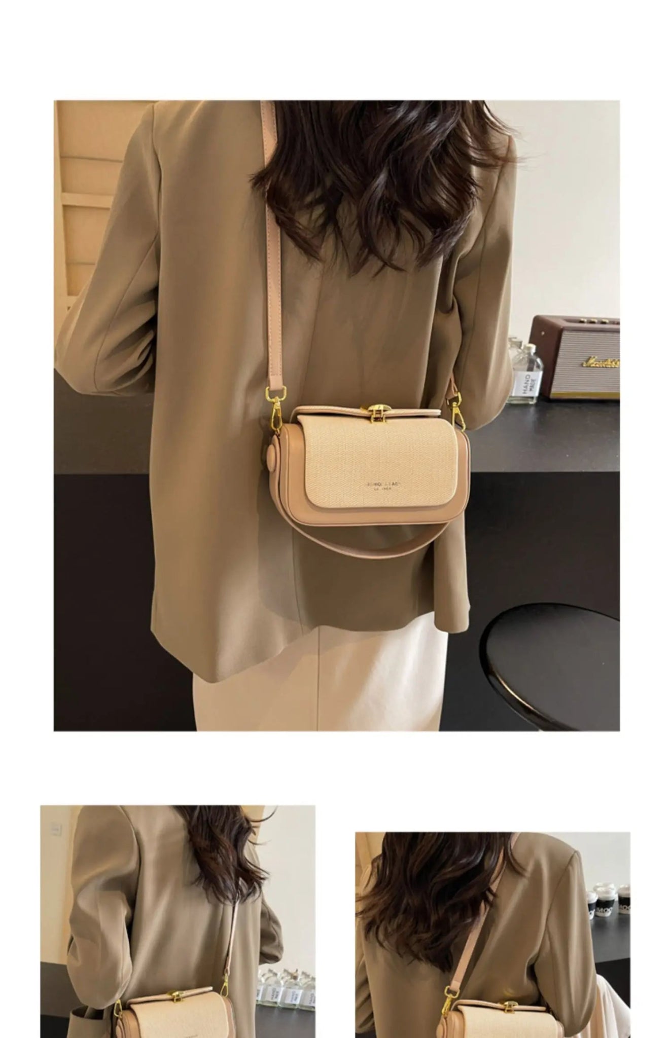 High - Grade Sense Women's Small Square Bags | Trendy Classic PU Leather Lady Commuter Shoulder Bag & Short Handle Handbags - Ever Trendy Essentials