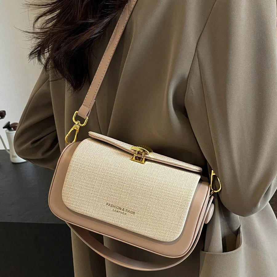 High - Grade Sense Women's Small Square Bags | Trendy Classic PU Leather Lady Commuter Shoulder Bag & Short Handle Handbags - Ever Trendy Essentials