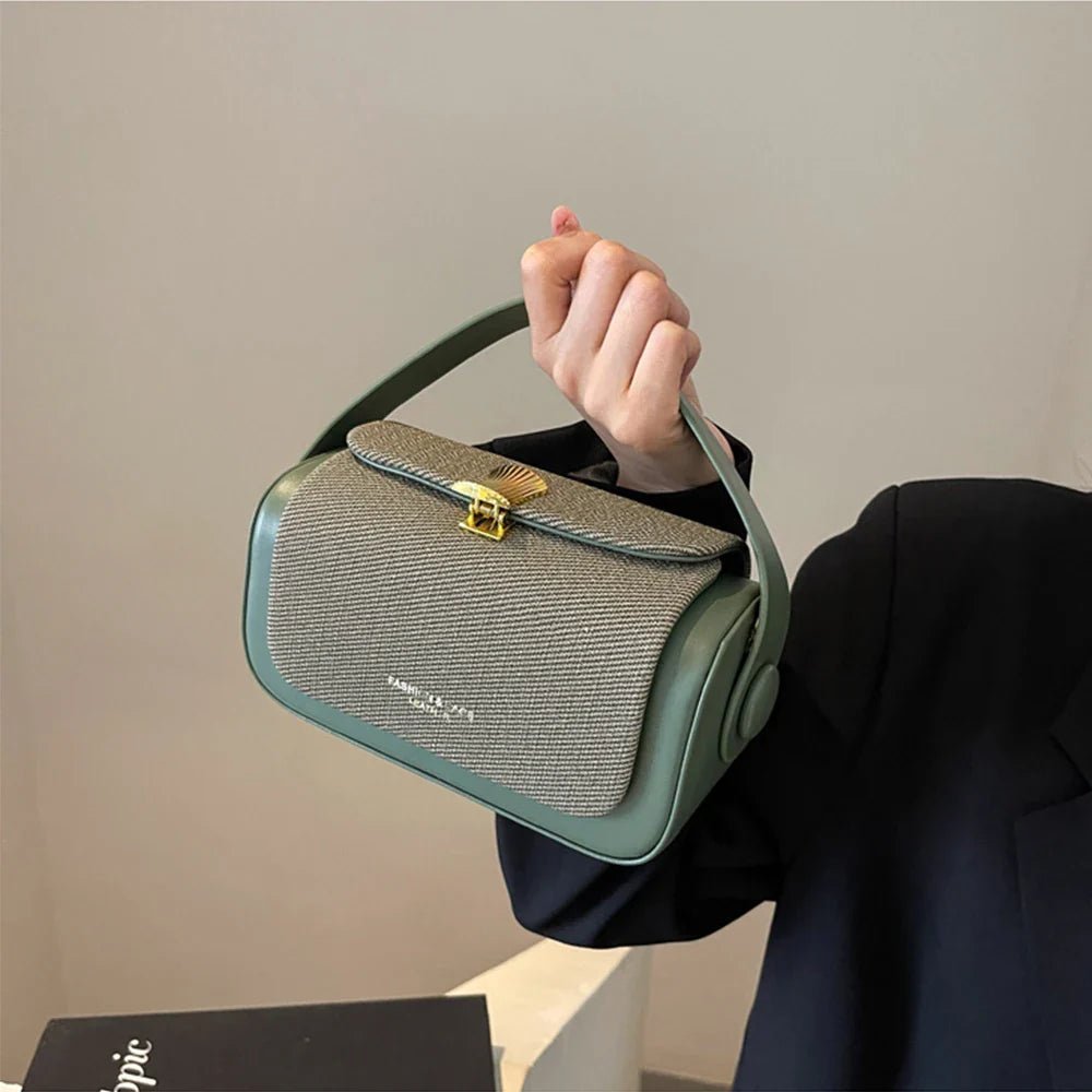 High - Grade Sense Women's Small Square Bags | Trendy Classic PU Leather Lady Commuter Shoulder Bag & Short Handle Handbags - Ever Trendy Essentials