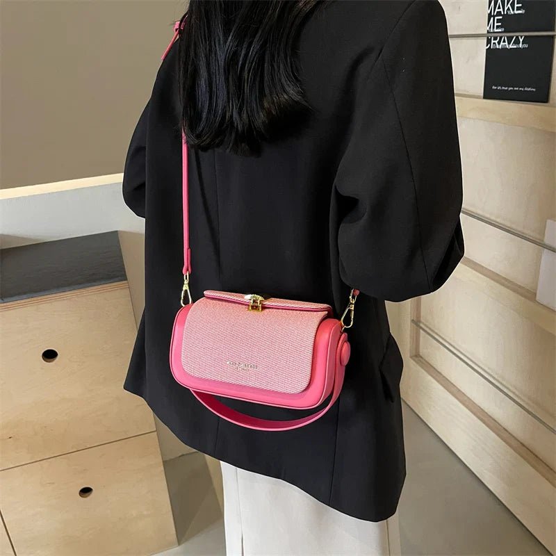 High - Grade Sense Women's Small Square Bags | Trendy Classic PU Leather Lady Commuter Shoulder Bag & Short Handle Handbags - Ever Trendy Essentials