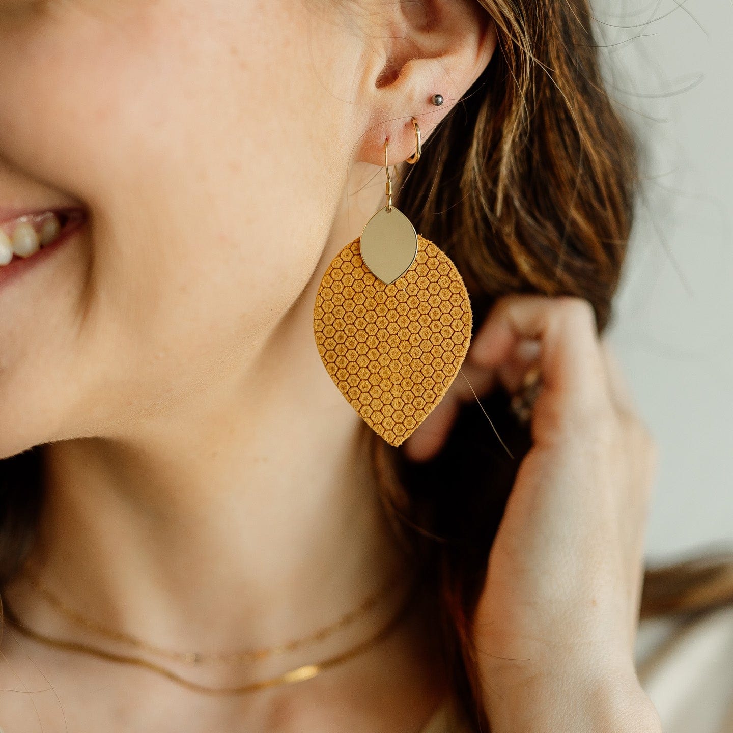 Honey Mustard Cora Earrings - Ever Trendy Essentials