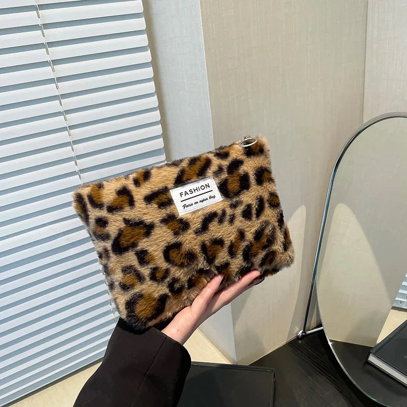 Leopard Print Retro Makeup Bag | Large Capacity Cosmetic Bag & Fashion Portable Storage Bag (Travel Toiletry Bag) - Ever Trendy Essentials