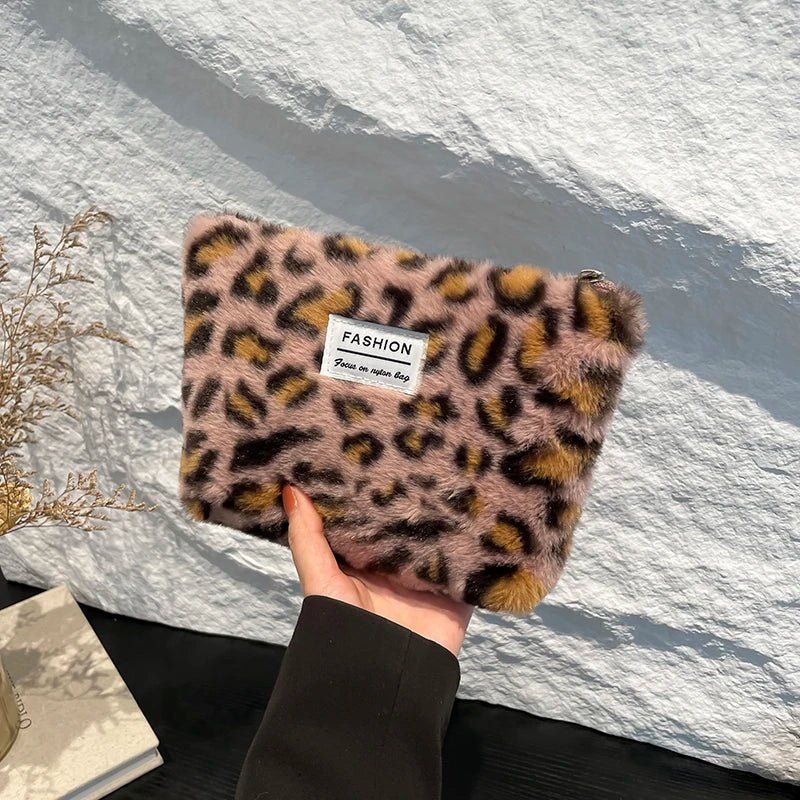 Leopard Print Retro Makeup Bag | Large Capacity Cosmetic Bag & Fashion Portable Storage Bag (Travel Toiletry Bag) - Ever Trendy Essentials