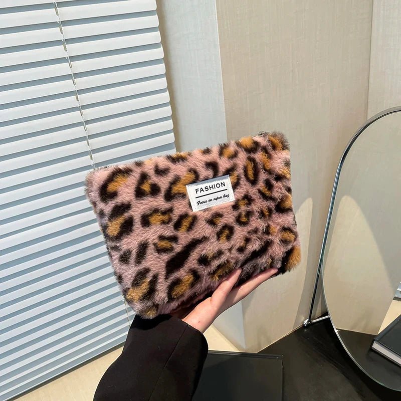 Leopard Print Retro Makeup Bag | Large Capacity Cosmetic Bag & Fashion Portable Storage Bag (Travel Toiletry Bag) - Ever Trendy Essentials