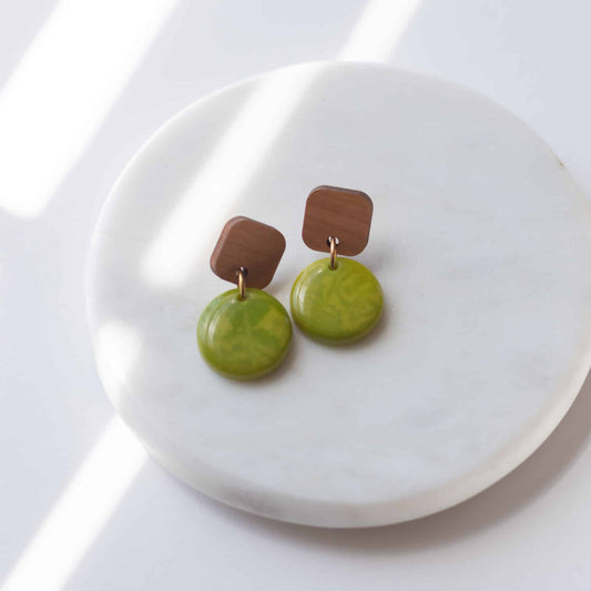 Lime Aspen Earrings - Ever Trendy Essentials