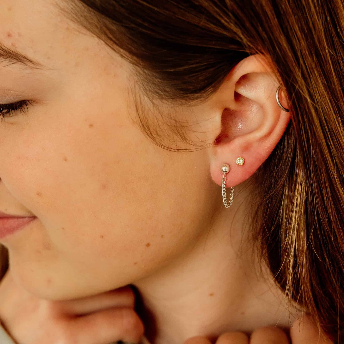 Lime Crystal Stud Earrings - Ever Trendy Essentials