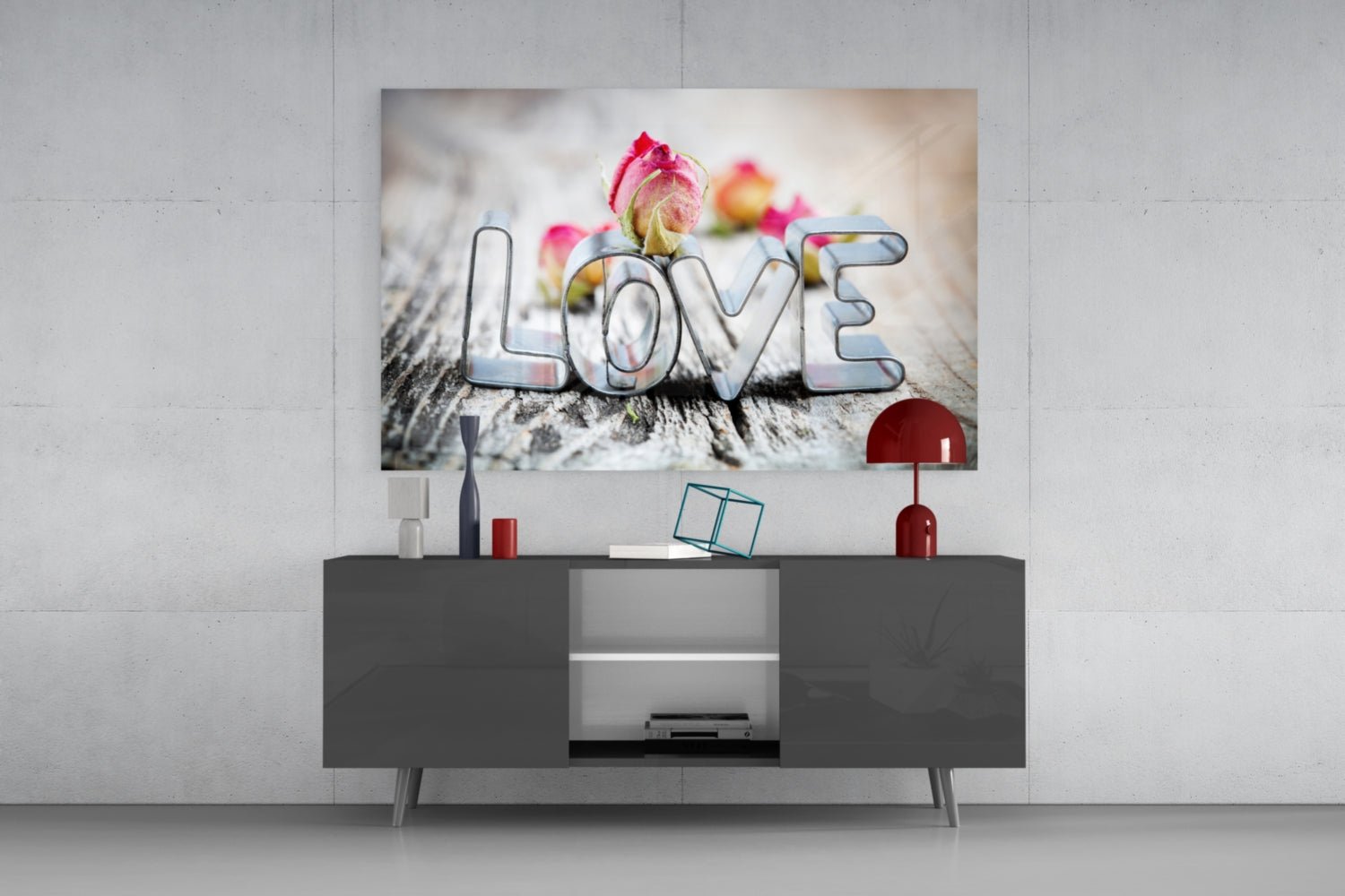 Love Glass Wall Art Daughter - Ever Trendy Essentials