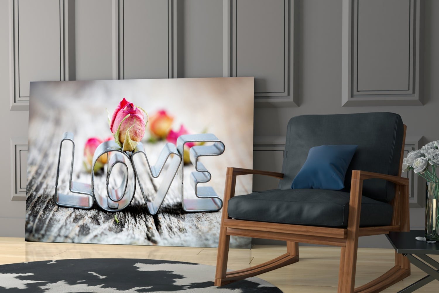 Love Glass Wall Art Daughter - Ever Trendy Essentials