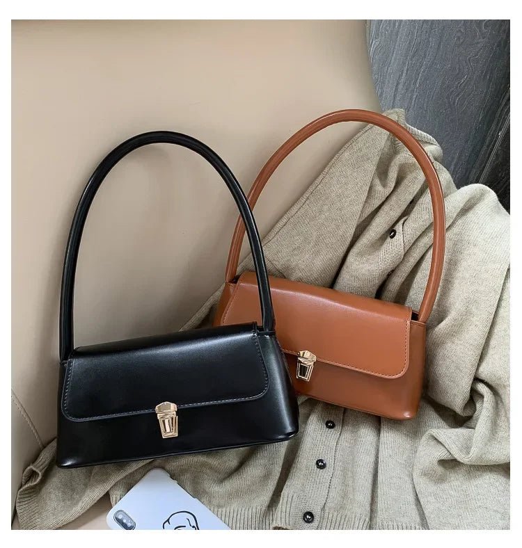 Luxury Brand Crossbody Bags for Women | Fashion Design Underarm & Woman Shoulder Bag (Female Handbag & Purses, Solid Color) - Ever Trendy Essentials
