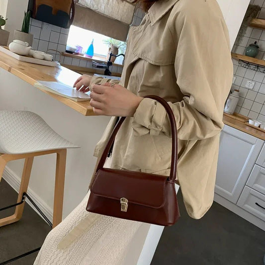 Luxury Brand Crossbody Bags for Women | Fashion Design Underarm & Woman Shoulder Bag (Female Handbag & Purses, Solid Color) - Ever Trendy Essentials