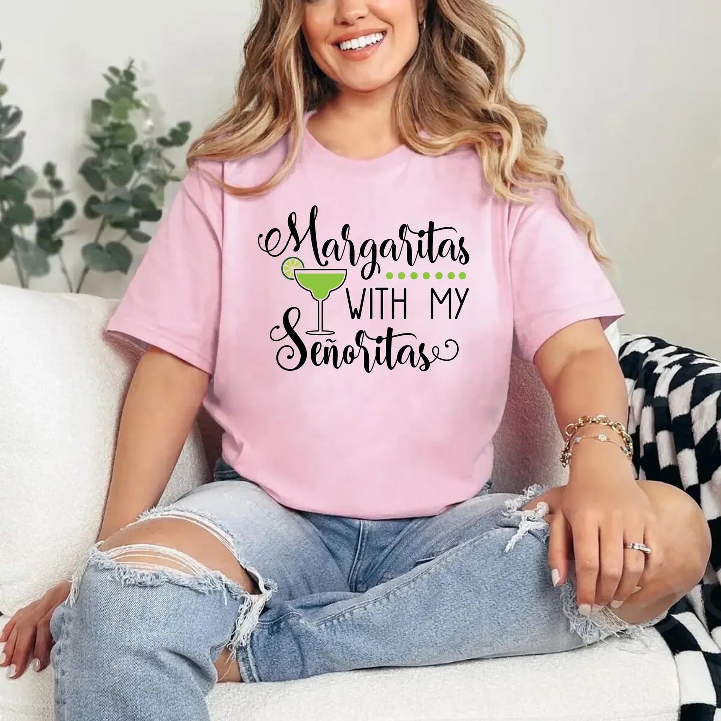 🍸 Margaritas With My Señoritas Best Friends Matching T-Shirts - Ever Trendy Essentials