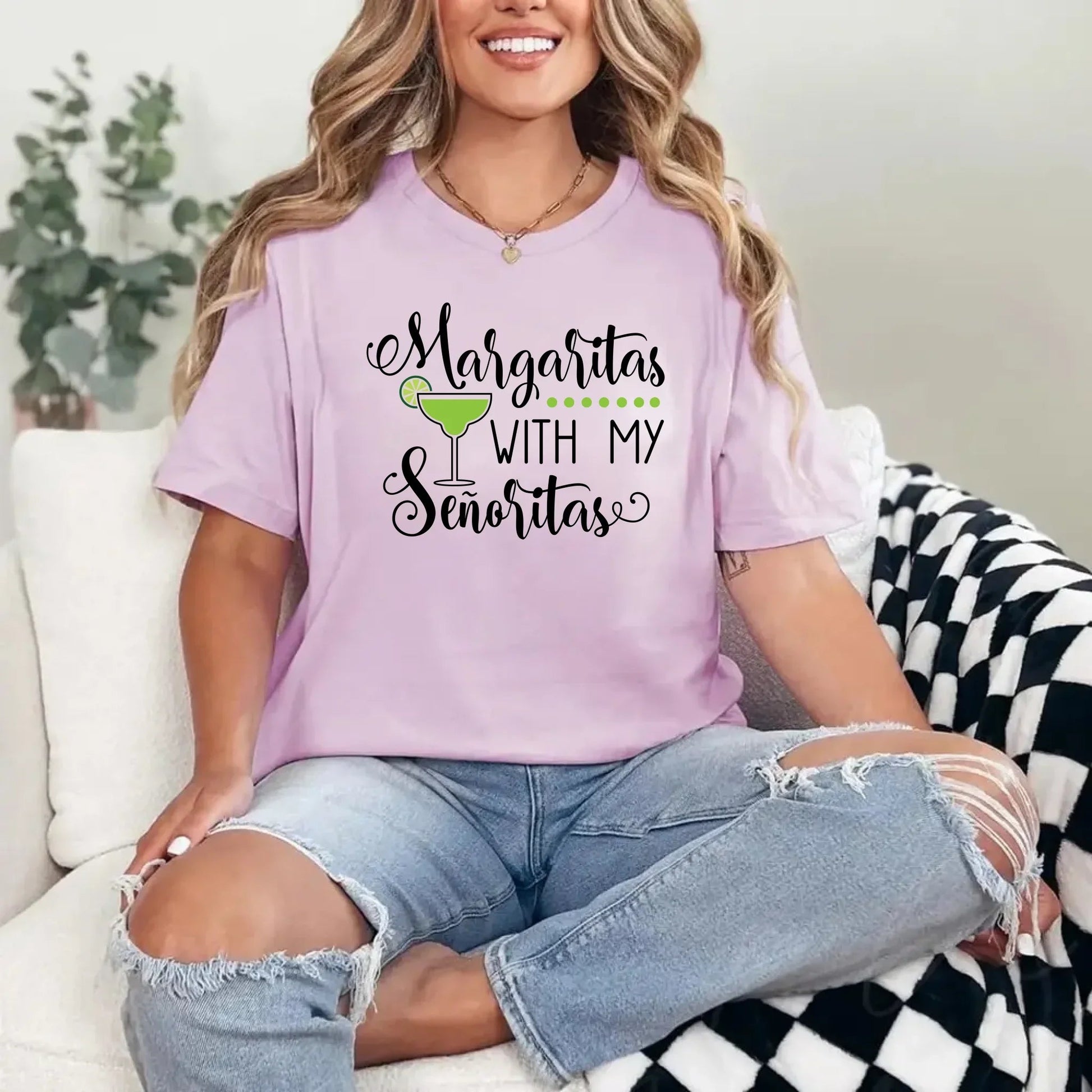 🍸 Margaritas With My Señoritas Best Friends Matching T-Shirts - Ever Trendy Essentials