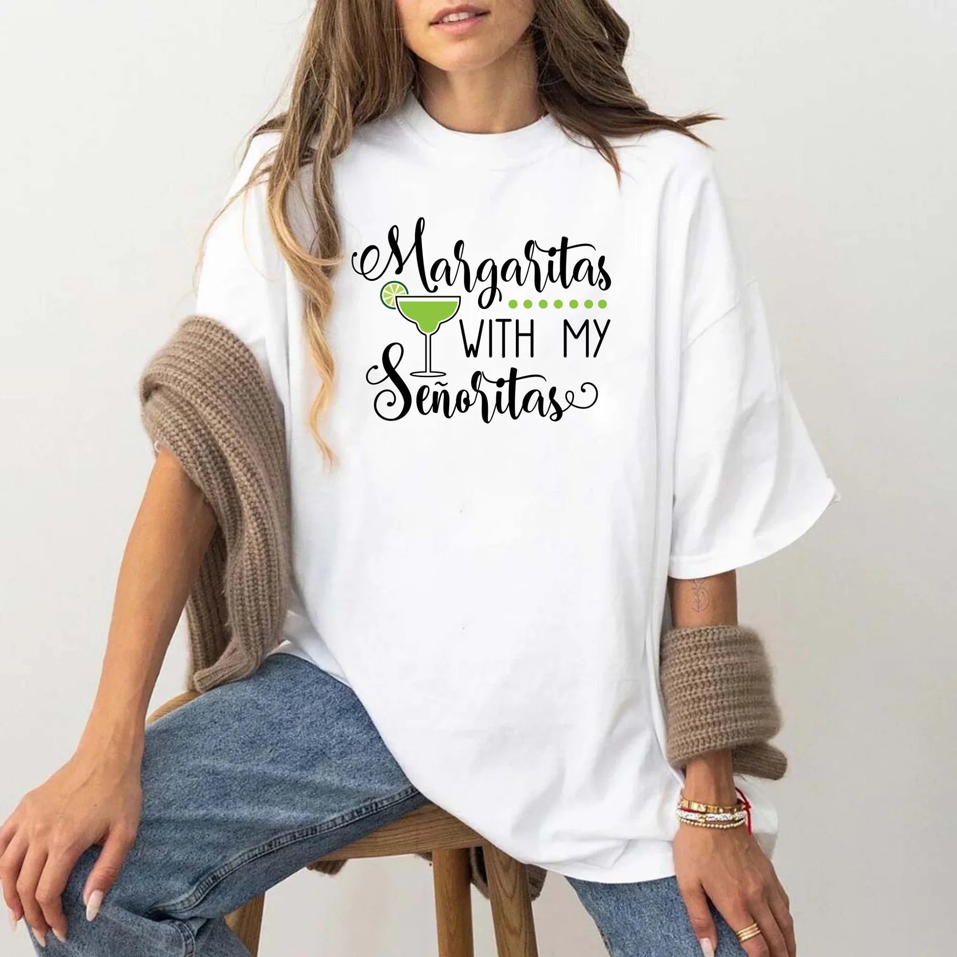 🍸 Margaritas With My Señoritas Best Friends Matching T-Shirts - Ever Trendy Essentials