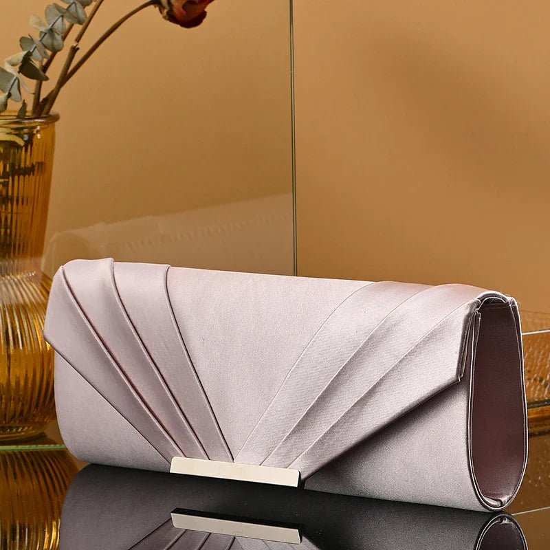 New Design Envelop Satin Evening Clutch Bag | Trade Luxury Shoulder Bags & Lady Party Purses for Wedding Dress Handbag - Ever Trendy Essentials