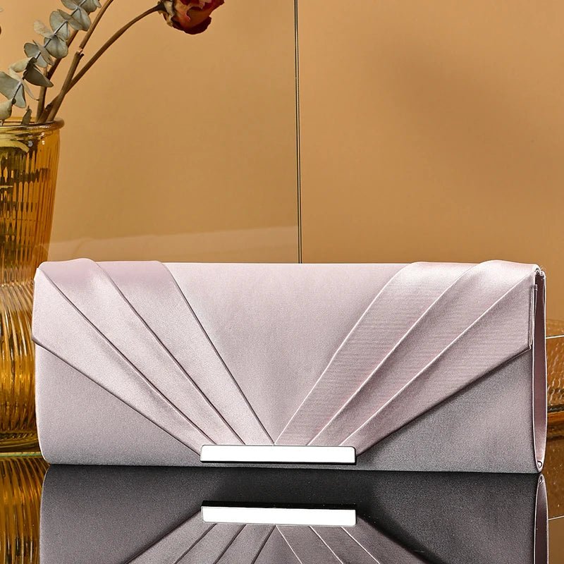 New Design Envelop Satin Evening Clutch Bag | Trade Luxury Shoulder Bags & Lady Party Purses for Wedding Dress Handbag - Ever Trendy Essentials