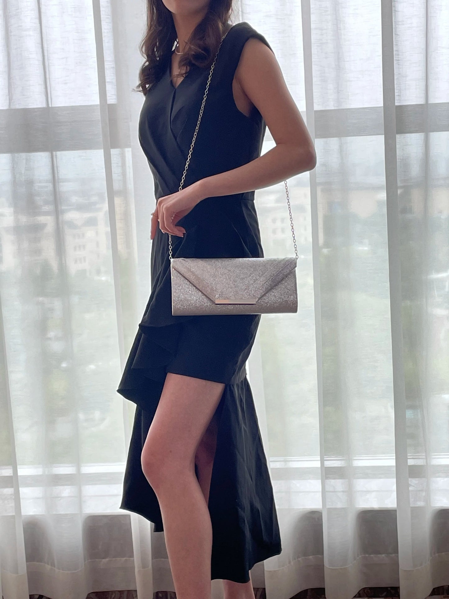 New Design Envelop Satin Evening Clutch Bag | Trade Luxury Shoulder Bags & Lady Party Purses for Wedding Dress Handbag - Ever Trendy Essentials