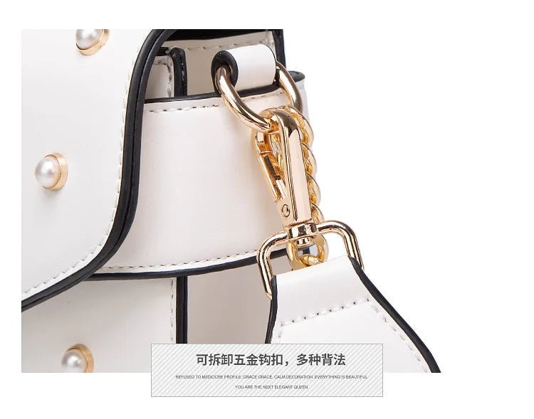New Fashion Women's Bag Trend | Brand Pearl Bee Shoulder Bag & High Quality Temperament Ladies Crossbody Bag (Designer Luxury Handbag) - Ever Trendy Essentials