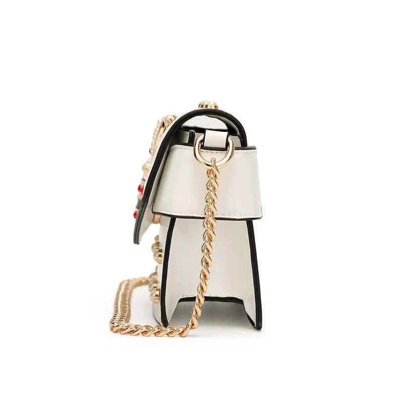 New Fashion Women's Bag Trend | Brand Pearl Bee Shoulder Bag & High Quality Temperament Ladies Crossbody Bag (Designer Luxury Handbag) - Ever Trendy Essentials