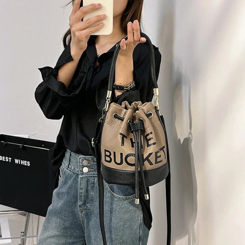 New Fashion Women's Bucket Bag Trend | Brand Casual Versatile Shoulder Bag & High - end Classic Crossbody Bag (Designer Luxury Handbag) - Ever Trendy Essentials