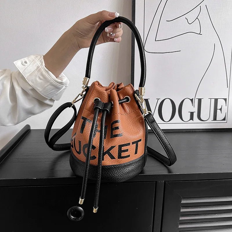 New Fashion Women's Bucket Bag Trend | Brand Casual Versatile Shoulder Bag & High - end Classic Crossbody Bag (Designer Luxury Handbag) - Ever Trendy Essentials