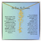 No Rain - No Flowers | Birth Necklace | Name Necklace | Beautiful Jewelry for Daughters and Granddaughters - Ever Trendy Essentials