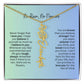 No Rain - No Flowers | Birth Necklace | Name Necklace | Beautiful Jewelry for Daughters and Granddaughters - Ever Trendy Essentials
