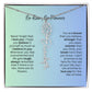 No Rain - No Flowers | Birth Necklace | Name Necklace | Beautiful Jewelry for Daughters and Granddaughters - Ever Trendy Essentials