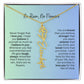 No Rain - No Flowers | Birth Necklace | Name Necklace | Beautiful Jewelry for Daughters and Granddaughters - Ever Trendy Essentials