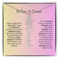 No Rain - No Flowers | Birth Necklace | Name Necklace | Elegant Jewelry Gift for Mom and Bonus Daughter - Ever Trendy Essentials