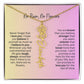 No Rain - No Flowers | Birth Necklace | Name Necklace | Elegant Jewelry Gift for Mom and Bonus Daughter - Ever Trendy Essentials