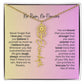 No Rain - No Flowers | Birth Necklace | Name Necklace | Elegant Jewelry Gift for Mom and Bonus Daughter - Ever Trendy Essentials