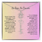 No Rain - No Flowers | Birth Necklace | Name Necklace | Elegant Jewelry Gift for Mom and Bonus Daughter - Ever Trendy Essentials