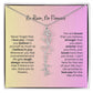 No Rain - No Flowers | Birth Necklace | Name Necklace | Elegant Jewelry Gift for Mom and Bonus Daughter - Ever Trendy Essentials