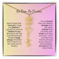 No Rain - No Flowers | Birth Necklace | Name Necklace | Elegant Jewelry Gift for Mom and Bonus Daughter - Ever Trendy Essentials