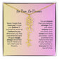 No Rain - No Flowers | Birth Necklace | Name Necklace | Elegant Jewelry Gift for Mom and Bonus Daughter - Ever Trendy Essentials