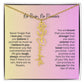 No Rain - No Flowers | Birth Necklace | Name Necklace | Elegant Jewelry Gift for Mom and Bonus Daughter - Ever Trendy Essentials