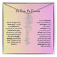 No Rain - No Flowers | Birth Necklace | Name Necklace | Elegant Jewelry Gift for Mom and Bonus Daughter - Ever Trendy Essentials