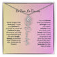 No Rain - No Flowers | Birth Necklace | Name Necklace | Elegant Jewelry Gift for Mom and Bonus Daughter - Ever Trendy Essentials
