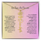 No Rain - No Flowers | Birth Necklace | Name Necklace | Elegant Jewelry Gift for Mom and Bonus Daughter - Ever Trendy Essentials