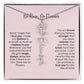 No Rain - No Flowers | Birth Necklace | Name Necklace | Personalized Gift for Mom, Bonus Daughter, and Sister - Ever Trendy Essentials