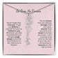 No Rain - No Flowers | Birth Necklace | Name Necklace | Personalized Gift for Mom, Bonus Daughter, and Sister - Ever Trendy Essentials